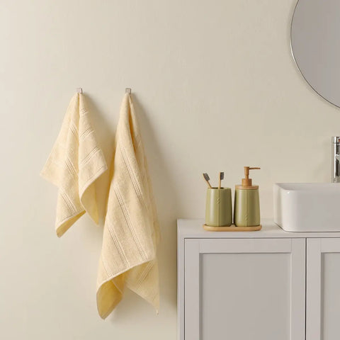 Set 2 asciugamani Country Bloom, beige Thun
