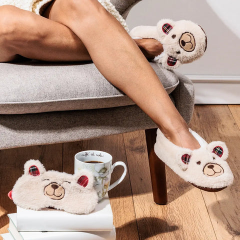 Set mascherina e ciabatte ballerina - 38/39