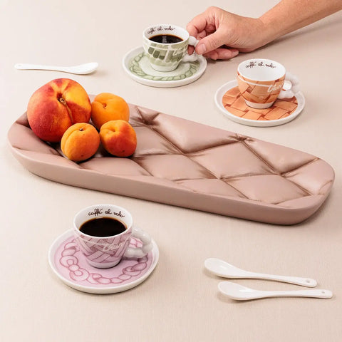 Centrotavola in ceramica Plumé, medio