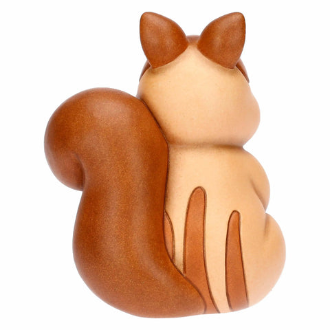 Scoiattoli Diva con ghianda ceramica