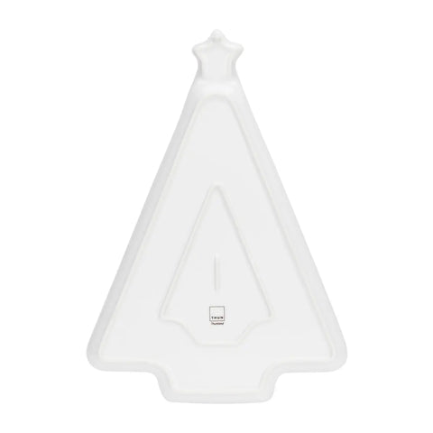 Piatto a forma di albero in porcellana Thunland