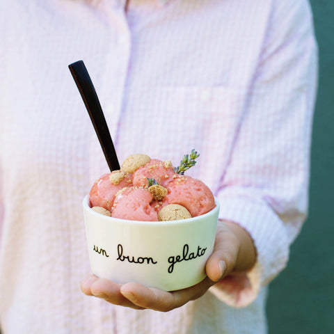 Set 2 Coppette in gres Un buon gelato da Simple Day