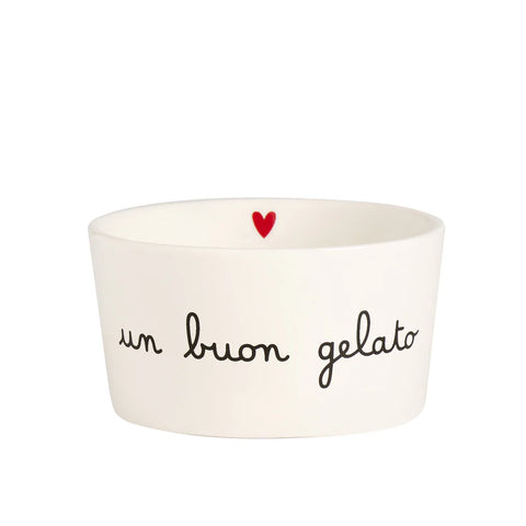 Set 2 Coppette in gres Un buon gelato da Simple Day