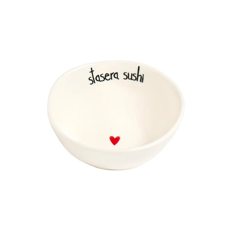 Set 4 Coppette in gres Stasera sushi da Simple Day
