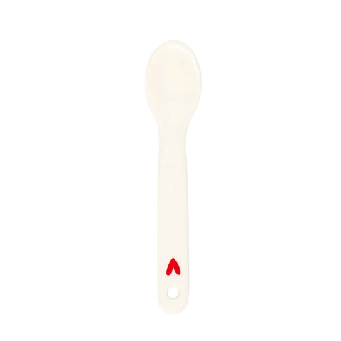Set 6 cucchiaini in gres Cuore Rosso da Simple Day