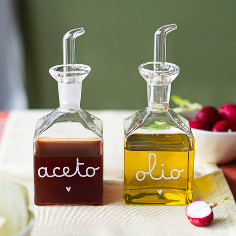 Set 2 Bottiglie Aceto  Olio 2x150m da Simple Day