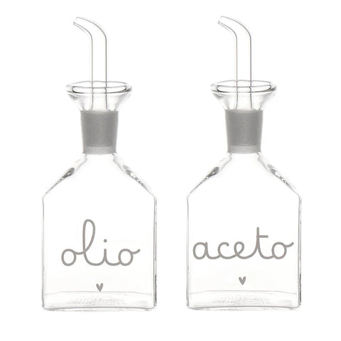 Set 2 Bottiglie Aceto  Olio 2x150m da Simple Day