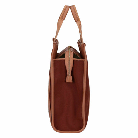 Borsa shopping in ecopelle, grande