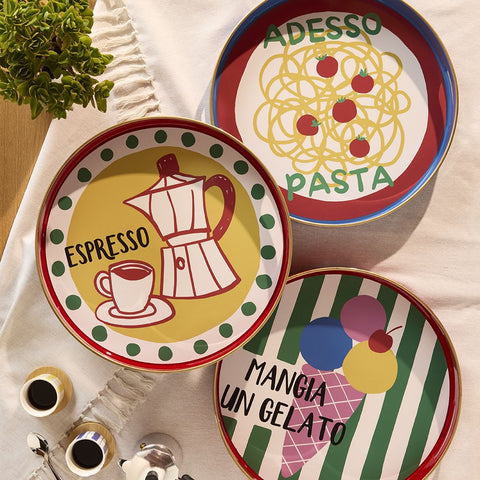 Vassoio Rotondo 38 cm Summer Time Gelato Polipropilene Tognana