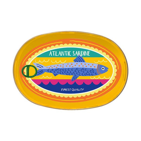 Vassoio Ovale 44 x 30 cm Summer Time Polipropilene Giallo Tognana