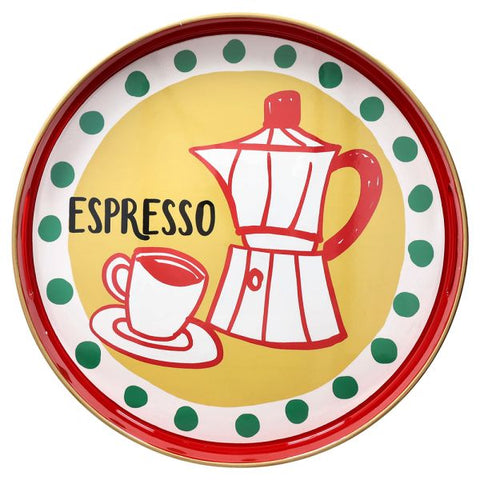 Vassoio Rotondo 38 cm Summer Time Polipropilene Espressoserving Tognana