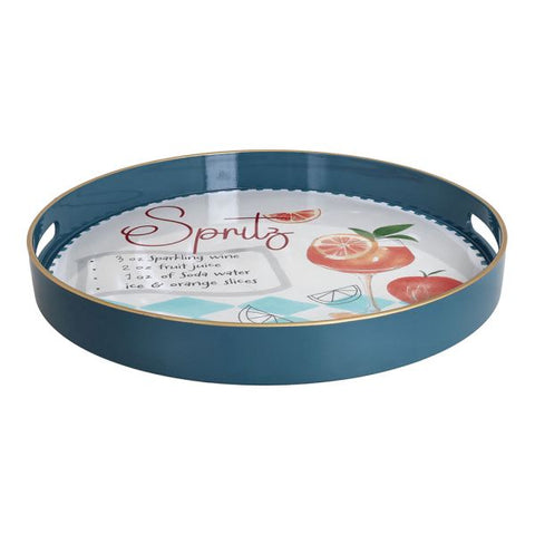 Vassoio Rotondo 38 cm Summer Time  Spritz Polipropilene Tognana