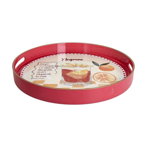 Vassoio Rotondo 38 cm Negroni Summer Time Polipropilene Tognana