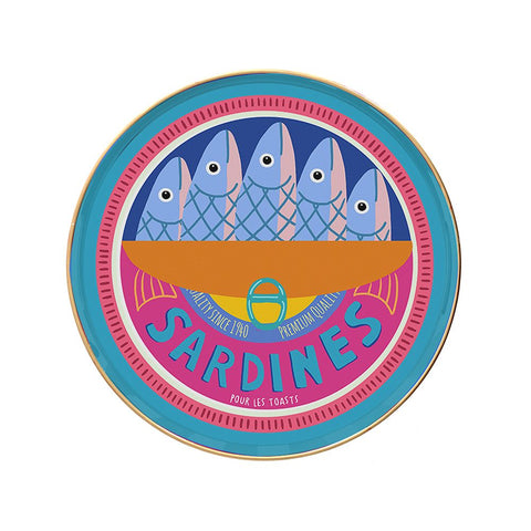 Vassoio Rotondo 38 cm Summer Time Sardine Polipropilene Tognana