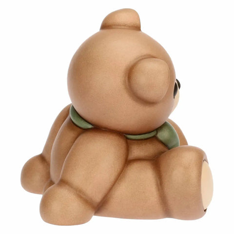 Teddy in ceramica grande con fiocco