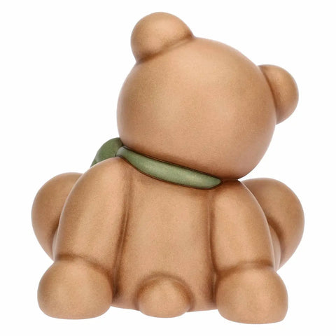 Teddy in ceramica grande con fiocco