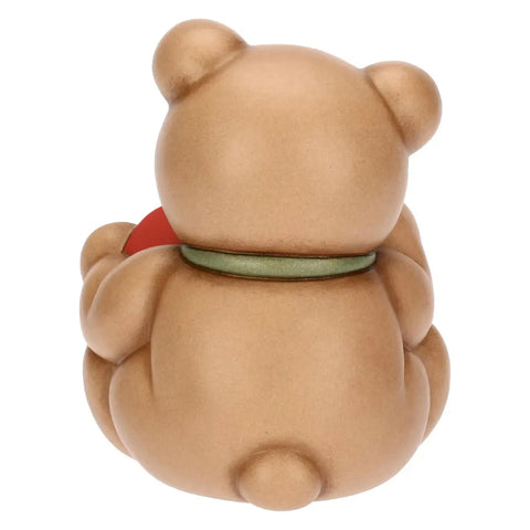 Teddy con cuore in ceramica, medio Thun