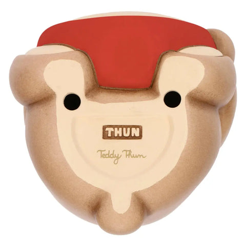Teddy con cuore in ceramica, medio Thun