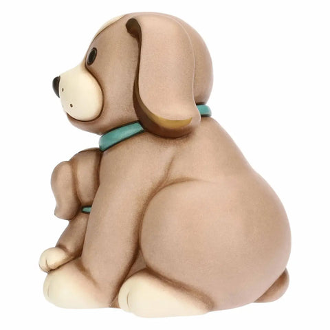 Coppia cani Todo papà e cucciolo in ceramica