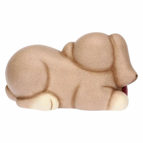 Cane Todo con pantofola in ceramica, medio