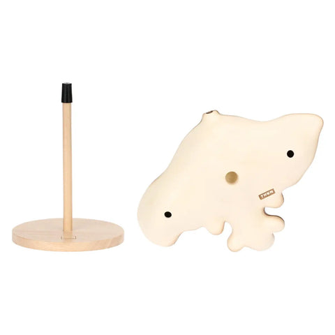 Manta in ceramica con piedistallo, grande