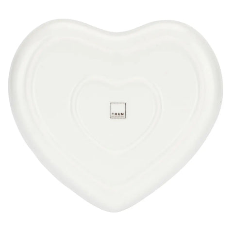 Piattino in porcellana a forma di cuore