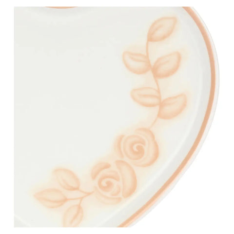 Piattino in porcellana a forma di cuore