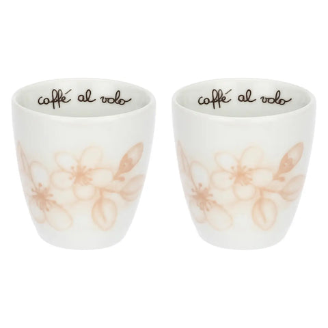 Set 2 caffeini in porcellana