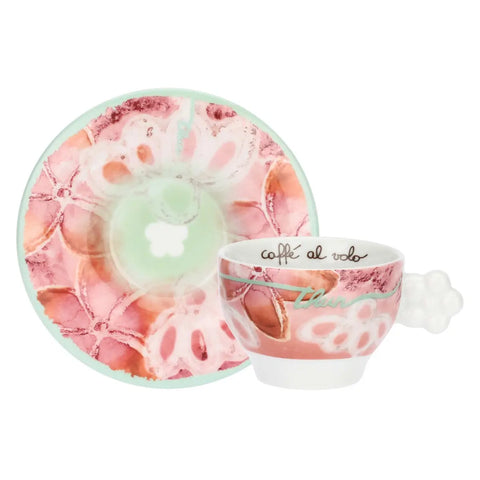 Set 2 tazze in porcellana Bloomia medie