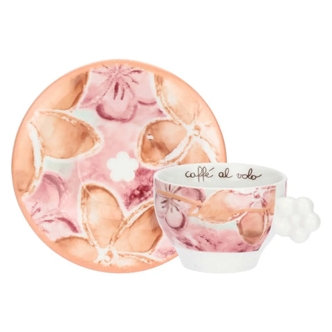 Set 2 tazze in porcellana Bloomia medie