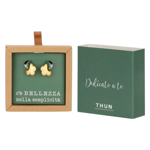 Orecchini pin fiore Thun