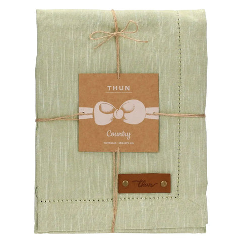 Tovaglia in cotone Country verde