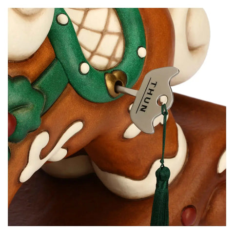 Maxi carillon con cavallo a dondolo in ceramica