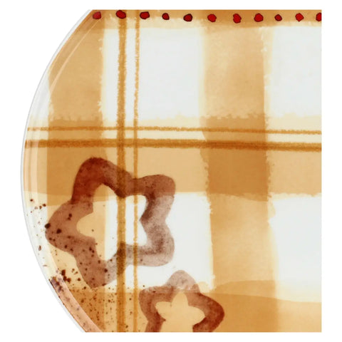 Piatto grande con 3 ciotole in porcellana Thunland