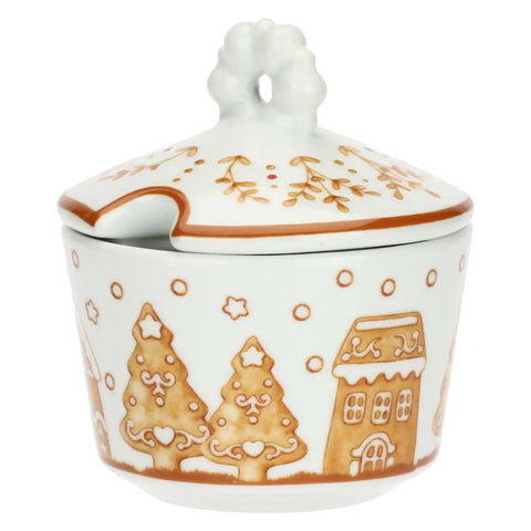 Set 2 tazzine espresso e zuccheriera in porcellana Thunland