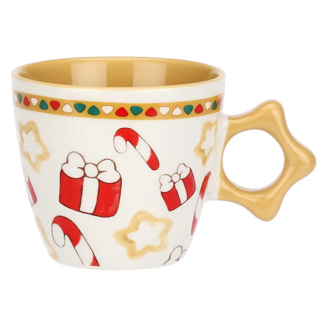 Confezione regalo tazza manico a stella e cucchiaino
