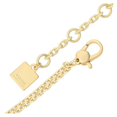 Bracciale con pietra ceramica e fiore