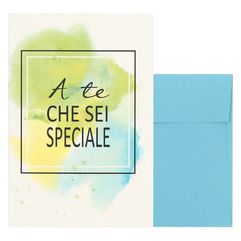 Biglietto d'auguri "A te che sei speciale" Thun