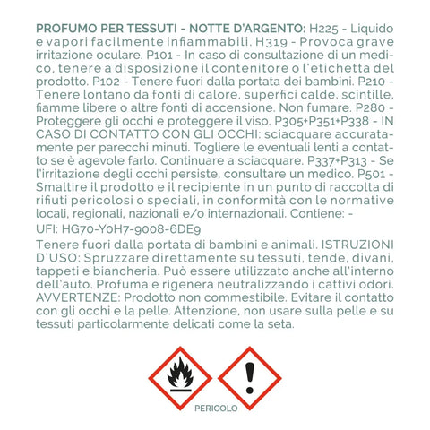 Spray per tessuti Notte D'Argento