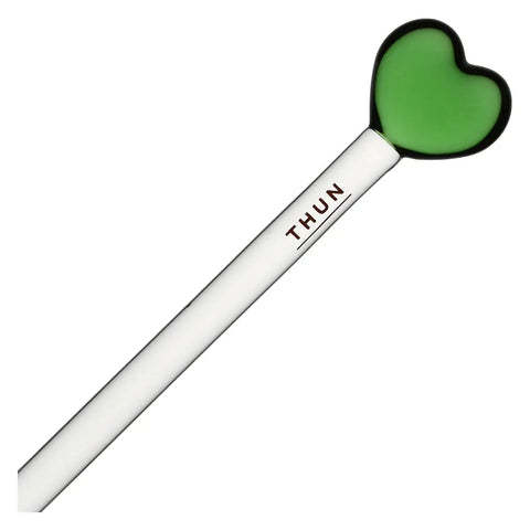 Set 2 cucchiaini con cuori in vetro borosilicato Thun