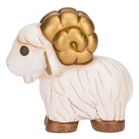 Ariete in ceramica Presepe Classico Thun