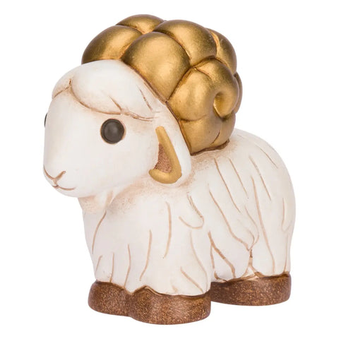 Ariete in ceramica Presepe Classico Thun