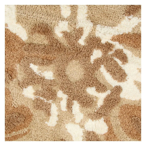 Tappeto a forma di fiore Bloom, beige Thun