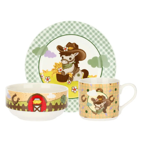 Set 3 pezzi porcellana da tavola Dolce Fattoria Thun