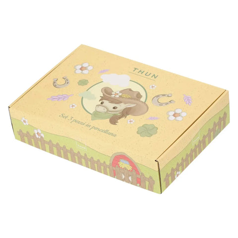 Set 3 pezzi porcellana da tavola Dolce Fattoria Thun