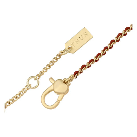 Bracciale catena e tessuto con coccinella Thun