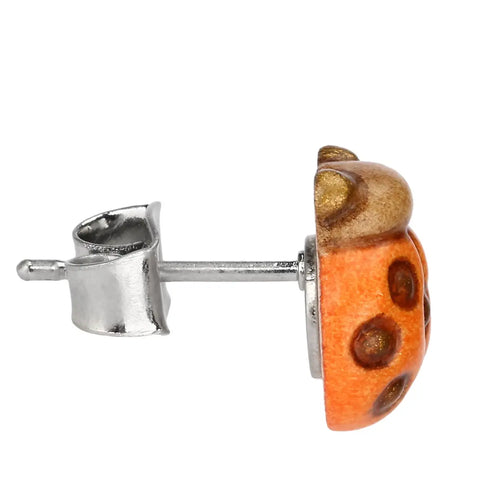 Orecchini pin coccinella Thun