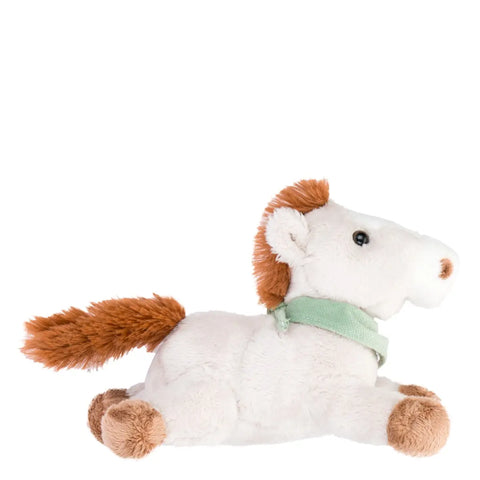 Set peluche cavallo con copertina tricot Dolce Fattoria Thun