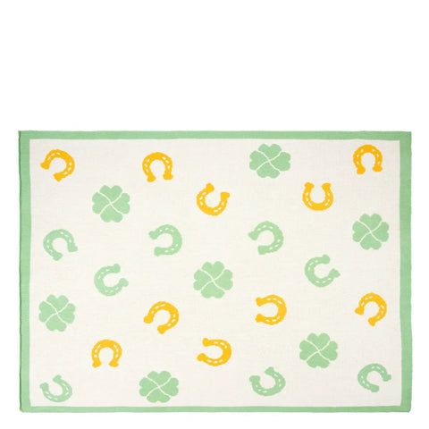 Set peluche cavallo con copertina tricot Dolce Fattoria Thun
