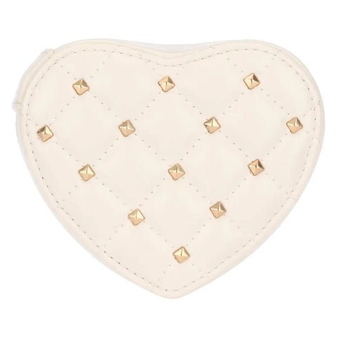 Scatola portagioie a forma di cuore in ecopelle Thun